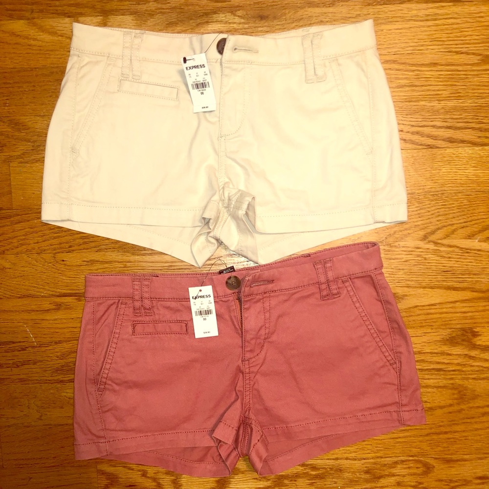 NWT! Express shorts 2 pair 00